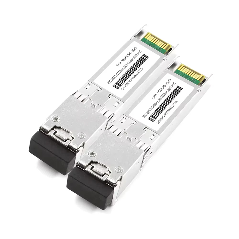 10G SFP+ BIDI 80km 14901550nm LC Connector Optical Transceiver Module 10G SFP BIDI Module 80KM