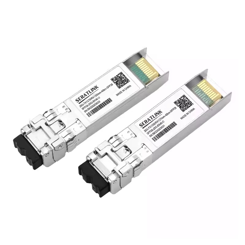 25G BiDi SFP28 40km 1270nm1310nm LC Bidirectional Optical Transceiver