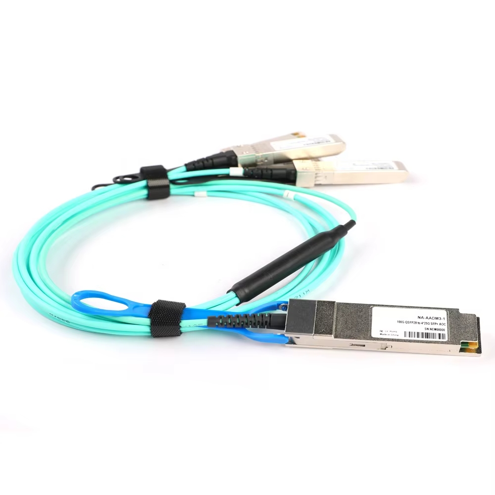 100G QFP28 to 425G SFP+ AOC