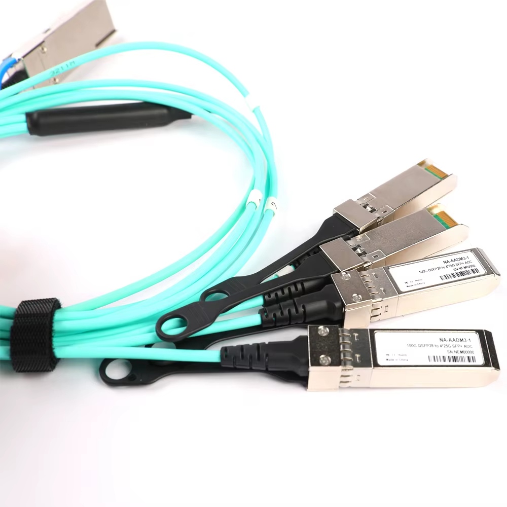 100G QFP28 to 425G SFP+ AOC