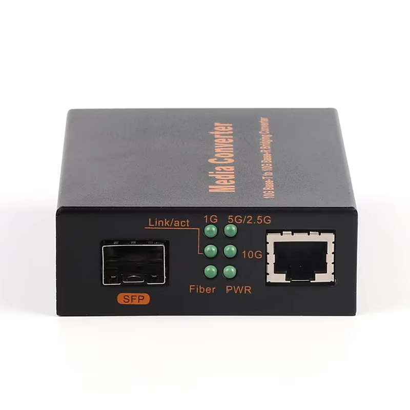 10G SC LC SFP+ Fiber to UTP 10G OEO 3R fiber optic 1 RJ45+ port media converter