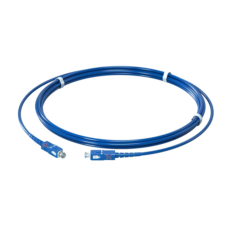 SC-SC Simplex Armored Fiber Optic Patch Cord