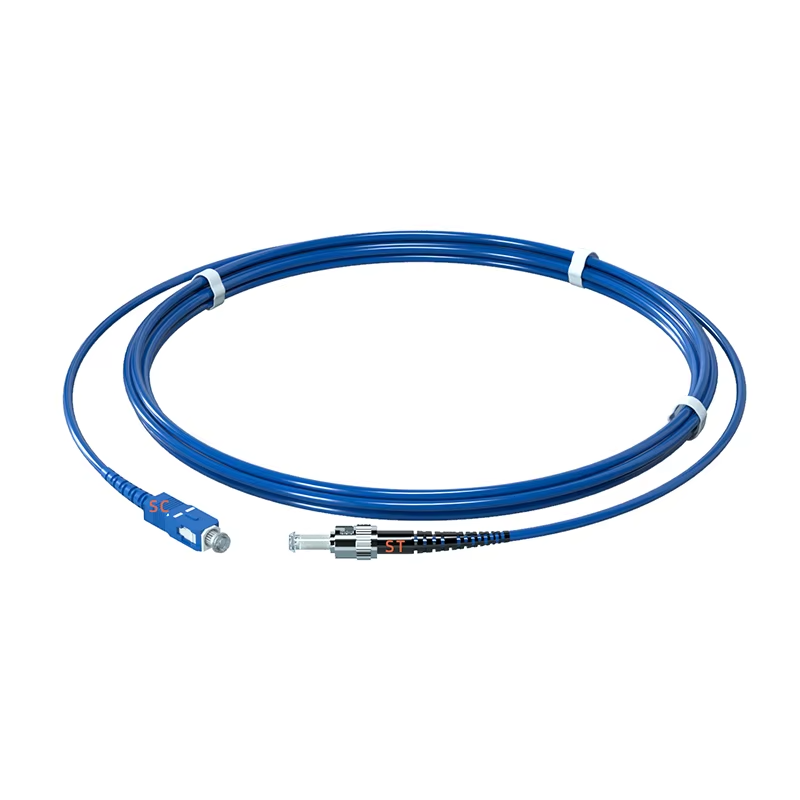 ST-SC Simplex Armored Fiber Optic Patch Cord