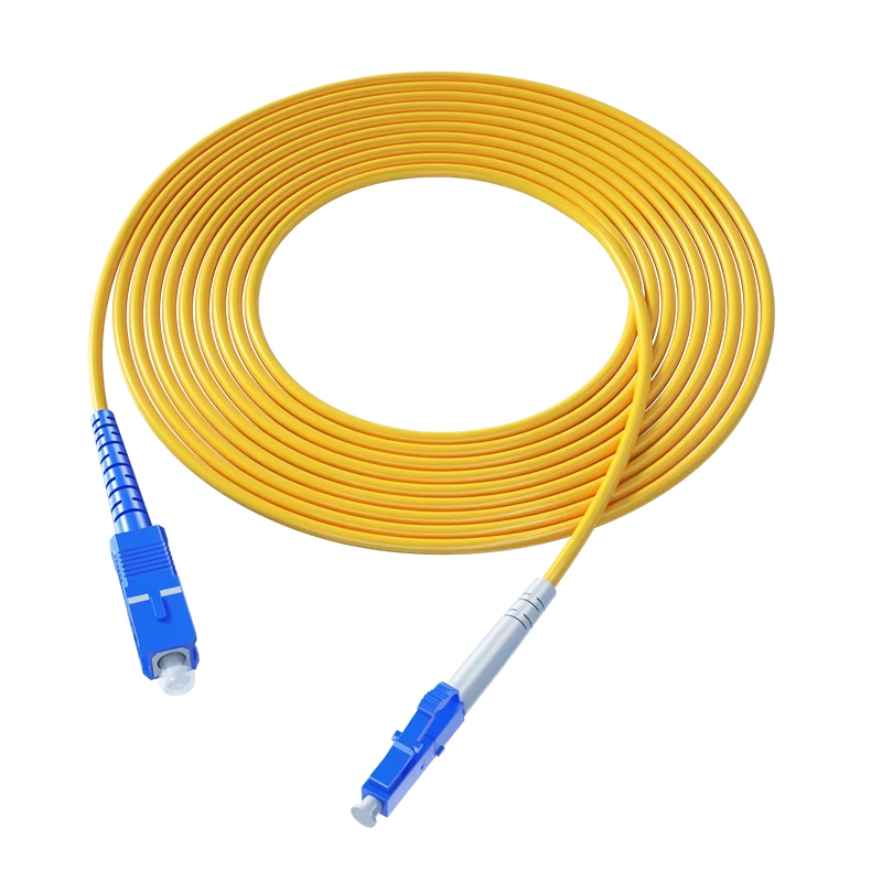 SC-LC Simplex Single  Fiber Optic Patch Cord