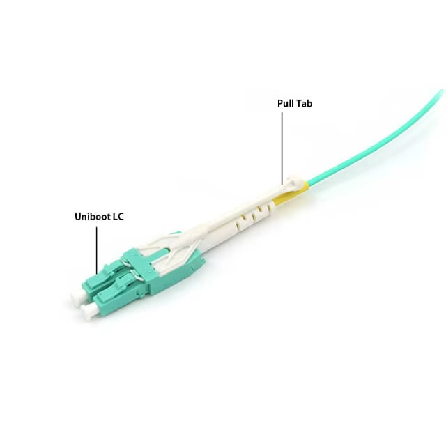 Push - Pull Tabs Uniboot LC To LC Duplex patch cord Fiber Patch Cables