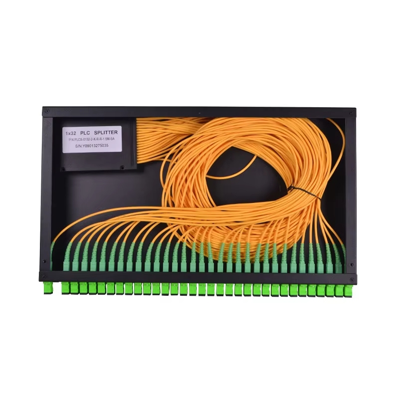 Rack Mount Fiber Optic PLC Splitter Box